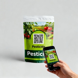 Sacs de protection des cultures en matériau laminé avec code QR unique pour la sécurité des emballages de pesticides - Product Image 1