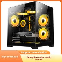 Caja de Ordenador para Oficina OEM ODM, Caja de Juego ATX, Carcasa para PC Gamer con Ventana Lateral, Disponible en Stock