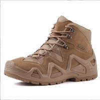Randonnée en plein air Trekking Escalade Chaussures de sport Bottes d'araignée basses en cuir Bottes tactiques de camouflage basses