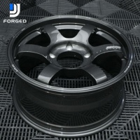 Jantes en alliage forgées DJJ noires 6x139.7 6x135 6x127 TE37 tout-terrain pour Toyota Hilux Land Cruiser Ford Ranger F-150 Chevrolet