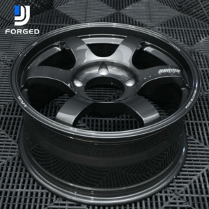ล้ออัลลอยด์ DJJ Forged Black 6x139.7 6x135 6x127 <span class=keywords><strong>TE37</strong></span> สำหรับรถออฟโรด สำหรับ Toyota Hilux Land Cruiser Ford Ranger F-150 Chevrolet - Product Image 2
