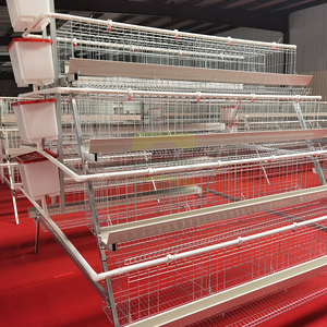 กรงไก่ 4 ชั้น 4 ประตู แบบชุบสังกะสีร้อน พร้อมระบบเก็บไข่อัตโนมัติ สำหรับฟาร์มสัตว์ปีก - Product Image 3