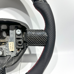 Volante de Fibra de Carbono Negra para Volkswagen <span class=keywords><strong>Beetle</strong></span> Tipo 1, Piezas de Repuesto para Autos VW, Envío Directo de Calidad para Volkswagen <span class=keywords><strong>Beetle</strong></span> - Product Image 3