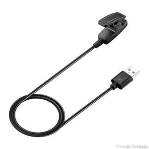 Cargador USB-A de Plástico con Clip y Base para <span class=keywords><strong>Garmin</strong></span> Lily Forerunner <span class=keywords><strong>35</strong></span>/35J/30 735XT <span class=keywords><strong>Vivomove</strong></span> HR Approach S20/M26 21 Dropship - Product Image 5