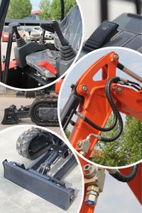 Livraison gratuite, JIAHE, excavatrice hydraulique sur chenilles <span class=keywords><strong>de</strong></span> haute qualité, 1,8 tonne, moteur EPA, mini-matériel <span class=keywords><strong>de</strong></span> construction - Product Image 5