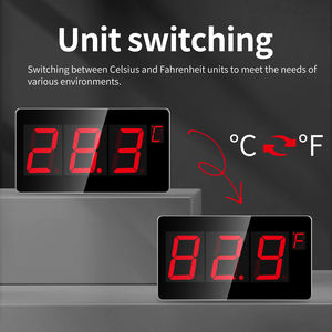 LX923T-A デジタル湿度計温度計 内蔵プローブ USB給電 IP65等級 プール/バスルーム用 OEM/ODMカスタマイズ可能 2年間保証 - Product Image 3