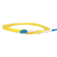 Kabel Patch Fiber Single Mode Indoor HI LINK Simplex LC UPC/G657A1/A2 PVC/LSZH 1-30m untuk Proyek FTTH, Garansi 1 Tahun