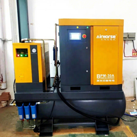 Compresseurs d'air à vis 22 kW à conception compacte, 1,84 m³/min, 64 CFM, 81 CFM, 16 bars, haute pression, unité électrique 30 CV pour l'assemblage
