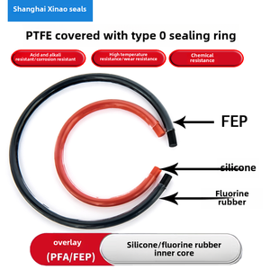 Joint torique de type 0 recouvert de PTFE Shanghai Xinao, résistant à l'abrasion et à l'huile - Product Image 3