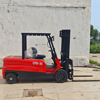 Chariot élévateur électrique 3,5 tonnes en promotion, chariot élévateur portable nouvelle énergie certifié CE ISO pour usage en entrepôt
