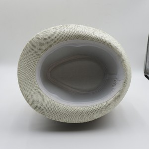 قبعة فيدورا من قش الحماية من الشمس للرجال في الصيف على الطراز كوبي من العشب الطبيعي لمشاهد الحفلات والسفر اليومية غير الرسمية - Product Image 5