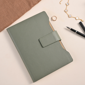 Chaoshun Thời Trang OEM máy tính xách tay Nhật ký da Bìa leatherbound máy tính xách tay với logo - Product Image 1