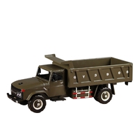 Simulation de l'ancien modèle de véhicule d'ingénierie de camion de transport Jiefang CA141 Pièces de collection artisanales vintage