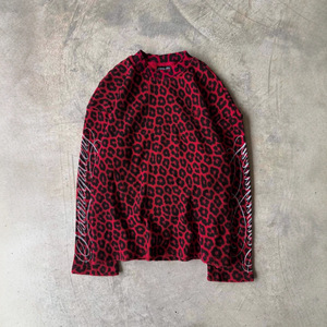 Custom Long Sleeve T <b>Shirt</b> for Men Leopard High Quality <b>Waffle</b> Tee <b>Shirts</b> <b>Waffle</b> Knit Long Sleeve Mens T <b>Shirt</b> - Product Image 5