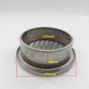 Couvercle d'évent de style à persiennes pour moteur de bateau marin en acier inoxydable de 4 et 6 pouces pour hôpitaux et écoles - Product Image 3