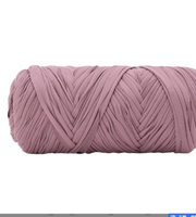 Wholesale Customized Crochet Flat Belt Yarn Rope 100% Polyester Hollow Strand Dyed Fancy Yarn for Knitting and Weaving