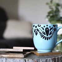 Ensemble de sous-verres en résine de bois de cèdre de conception moderne de haute qualité