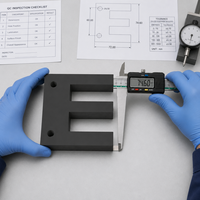 Service de découpe et d'emboutissage sur mesure de tôles en acier au silicium EI, traitement OEM d'acier électrique CRNGO NGO