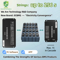 EC Smart BMS High Voltage BMS 72S 256S 300V 500V 500A 1000A High Current BMS Balance Board Battery Balancer.