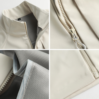 Gilet sans manches de sport décontracté en softshell à col montant avec logo personnalisé de haute qualité pour fabricant OEM