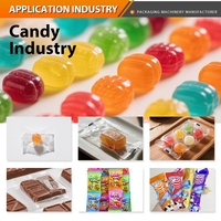Machine d'emballage en flux continu Soontrue SZ180 pour barres chocolatées, sachets oreillers, snacks enrobés, barres individuelles et emballages alimentaires de détail