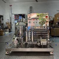 Ligne de production de parfum 50L parfum congélation faisant réservoir de mélange en acier inoxydable mélangeur filtre équipement