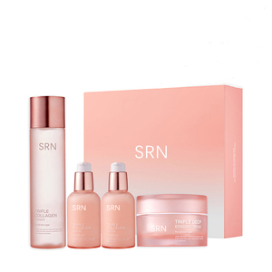 Set Cura della Pelle Viso a Marchio Privato Coreano Biologico al Collagene Cofanetto Regalo Antietà e Antirughe - Product Image 2