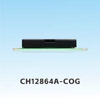 CH12864A-COG ChuanHangDisplay Modul LCD COG 3.0 Inci 128x64 dengan Lampu Latar LED, Kecerahan Dapat Diatur, Layar LCD 12864 SPI ST7567