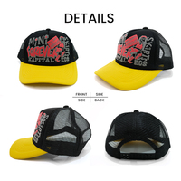 Gorras Unisex de 5 Paneles con Visera Curva, Bordadas a Medida, de Malla Transpirable, con Logotipo Personalizado, de Calidad Premium