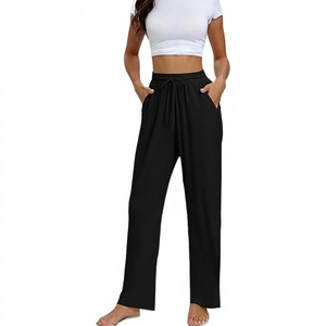 Heavyweight <b>Womens</b> Sweatpants Fleece Lined <b>Thermal</b> Winter <b>Trousers</b> Deep Side Pockets Casual Activewear Plus Size <b>Trousers</b> - Product Image 6