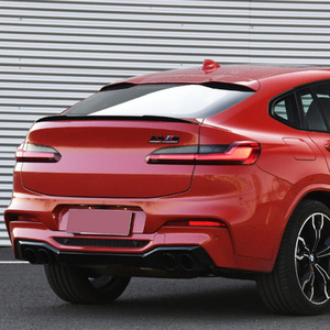 Aileron <span class=keywords><strong>de</strong></span> <span class=keywords><strong>toit</strong></span> arrière noir brillant style <span class=keywords><strong>X4</strong></span> M pour <span class=keywords><strong>BMW</strong></span> <span class=keywords><strong>X4</strong></span> G01 G02 2019+ Accessoires - Product Image 2