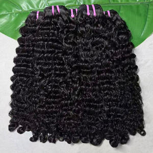 Extensiones de Cabello Humano Rizado Birmano Natural Negro de Alta Calidad, Doble Trama, Cabello Virgen sin Procesar - Product Image 2