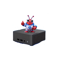 Ordinateur de bureau Lenovo Baiying AI PC Mini 100 pour entreprise, Mini PC Claw I5-13420H 16G 1T SSD