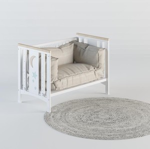 Cuna de Madera para Bebés y Niños, Juego de Muebles para Dormitorio, 20 Años de Experiencia de Fábrica - Product Image 3