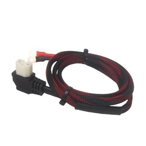 Cable de Alimentación Flexible para Vehículos Eléctricos, 10AWG, Cable de Silicona con Revestimiento de Cobre, Cabeza de Cerámica para Reemplazo y Reparación - Product Image 1