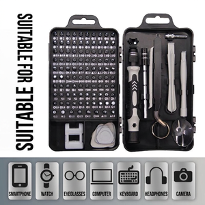 Mobile Phone Repair Tool <b>Set</b> 115 1 Chrome Vanadium Steel <b>Screwdriver</b> Kit Magnetic Holder <b>Precision</b> Bits Electronics Maintenance - Product Image 2