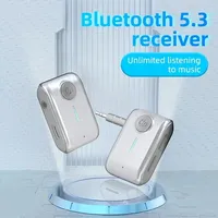 Récepteur Bluetooth 5.3, adaptateur sans fil, 3,5 mm Aux, U-Disk/TF pour haut-parleur de voiture, casque audio, musique, récepteur BT, kit mains libres pour voiture