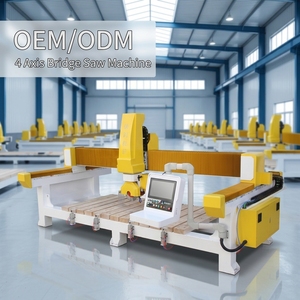 Machine de découpe à pont CNC à 4+1 axes pour scie à <span class=keywords><strong>panneaux</strong></span> avec moteur principal, roulement à billes, PLC et composants de boîte de vitesses - Product Image 1