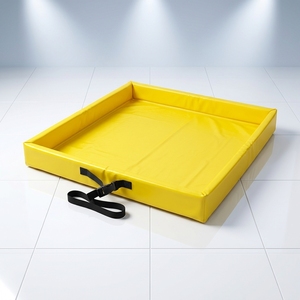 <span class=keywords><strong>Bassin</strong></span> de récupération d'huile en PVC tissé enduit, durable, imperméable et anti-UV, portable pour garage et entrepôt - Product Image 1