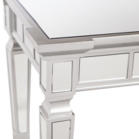 Table de console en verre, miroir écrasé, avec miroir, à la mode