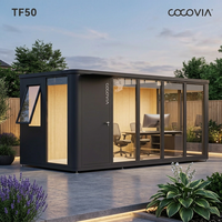 COCOVIA – Nouvelle Cabane Modulaire en Aluminium à Installation Manuelle pour Jardin, Bureau Extérieur, Studio de Jardin, Abri de Piscine, Abri de Luxe, Extension de Maison