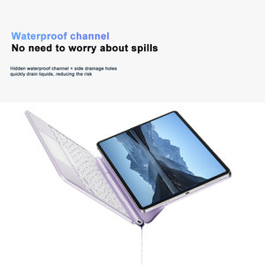 Clavier magnétique ultra-fin en alliage d'aluminium, étui avec support magnétique pour iPad Air 11" M3/M2 & 10.9" <span class=keywords><strong>2022</strong></span>, vente en gros - Product Image 4