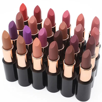 Rouge à lèvres velours waterproof et anti-transfert en gros pour usine cosmétique, commande OEM personnalisée