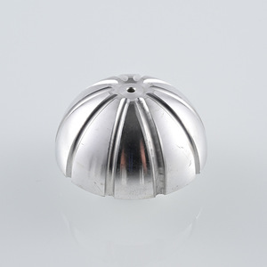 Abat-jour en aluminium demi-rond, design industriel, installation facile, taille personnalisable, usinage de précision, 200 - Product Image 1
