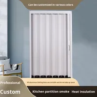 Porte moustiquaire rétractable moderne en alliage d'aluminium, finition pour salon, cuisine, balcon, cloison de salle de bain, à rail bas