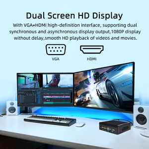 Fanless <strong>Intel</strong> <strong>Celeron</strong> Quad <strong>Cores</strong> N2940 N5095 CPU Desktop PC <strong>Dual</strong> LAN 4* RS232 Win10 Ubuntu Micro Industrial PC Manufacturers
