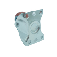Accessoires d'attaches de roue de roulette fixe de fixation de plaque plate de haute qualité 3/4/5 pouces