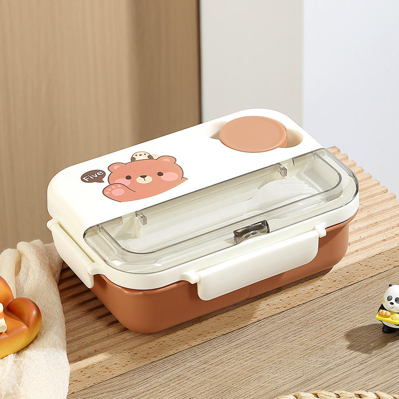 หมีสีน้ำตาล900มล. [สแตนเลสสตีลสามชิ้น]