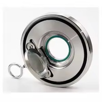 Vanne anti-retour à disque unique, vente directe usine Chine, corps CF8/CF8M, joint d'étanchéité PTFE/FKM/EPDM, 2 pouces, pour milieux abrasifs et boues