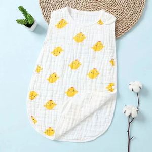 100% Cotton Baby Sleep Sack <b>Muslin</b> Lightweight Sleep Sack Wearable <b>Blanket</b> Baby Sleeping Bag - Product Image 1
